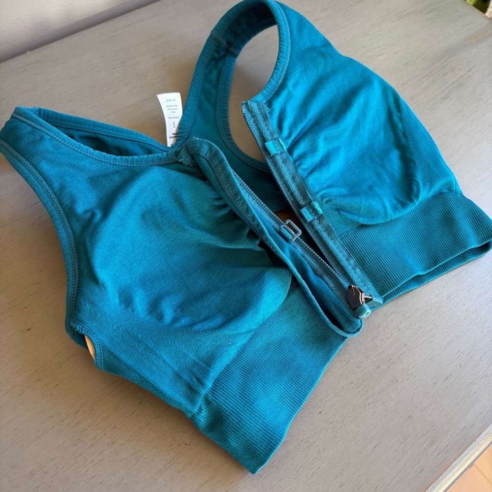 90 Degree By Reflex Activewear Support Zip Front Racerback Sports Bras Set Sz S - Picture 12 of 15